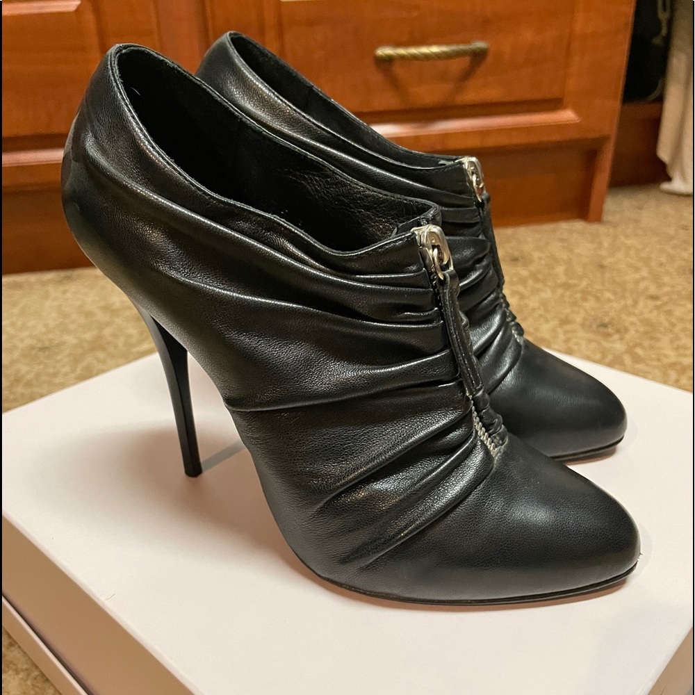 Giuseppe Zanotti leather booties.